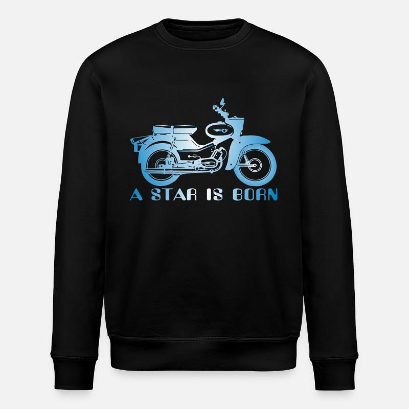 Simson Star is Born - Stanley/Stella Unisex Bio-Sweatshirt ROLLER - Schwarz
