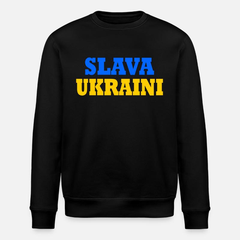 Slava ukraini - Sweat bio ROLLER Stanley/Stella Unisexe - noir