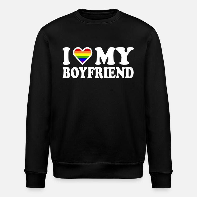I love my boyfriend - Sweat bio ROLLER Stanley/Stella Unisexe - noir