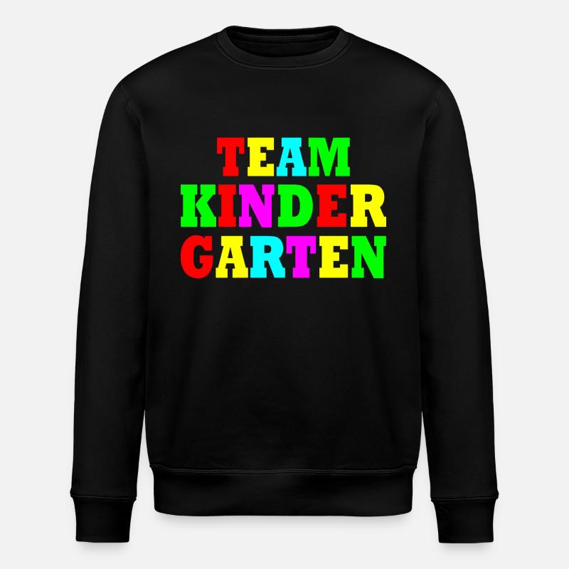 Team kindergarten - Stanley/Stella Unisex Bio-Sweatshirt ROLLER - Schwarz