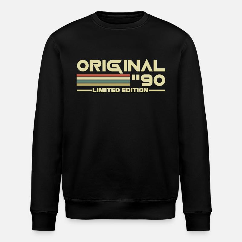 1990 - Stanley/Stella Unisex Bio-Sweatshirt ROLLER - Schwarz