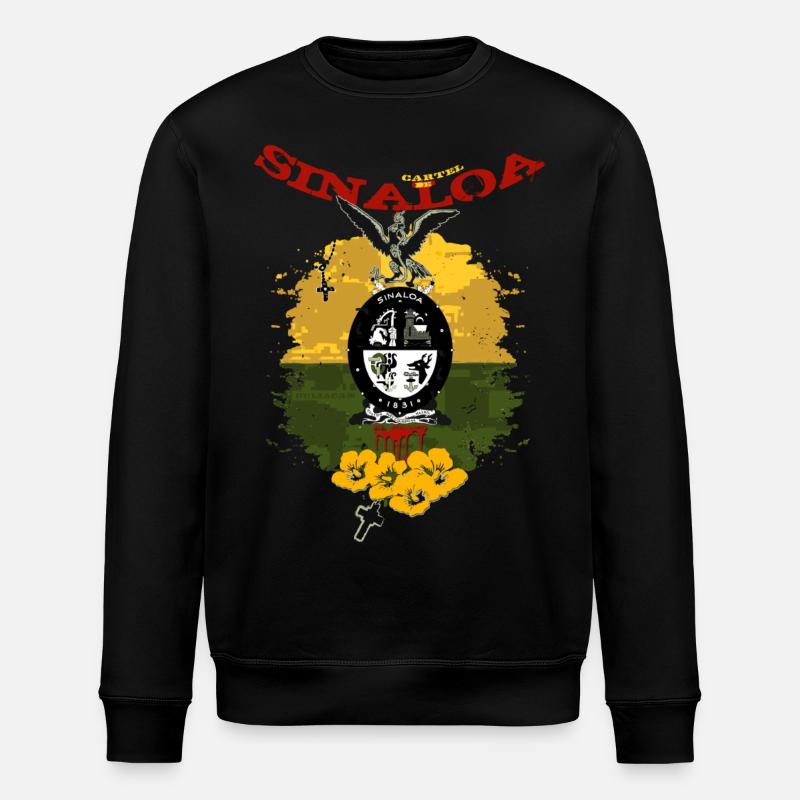 Sinaloa Mexico - Stanley/Stella ROLLER Unisex Organic Sweatshirt - black