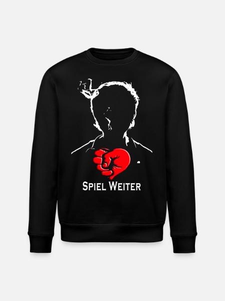 Spiel Weiter Grafik - Stanley/Stella Unisex Bio-Sweatshirt ROLLER - Schwarz