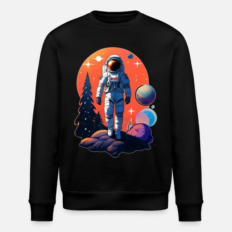 Astronaute errant - Sweat bio ROLLER Stanley/Stella Unisexe - noir