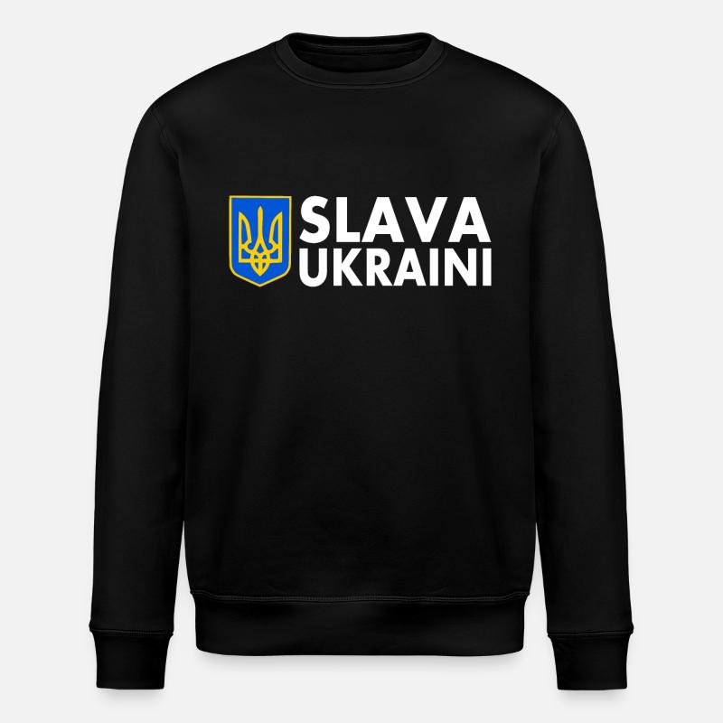 Slava ukraini - Sweat bio ROLLER Stanley/Stella Unisexe - noir