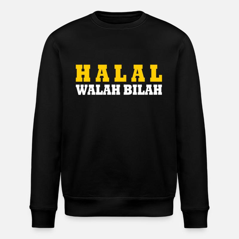 Halal walah bilah - Stanley/Stella Unisex Bio-Sweatshirt ROLLER - Schwarz