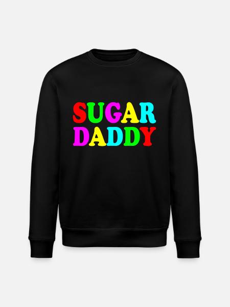 Sugar daddy - Stanley/Stella ROLLER Unisex Organic Sweatshirt - black