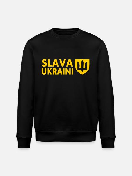 Slava ukraini ukraine - Stanley/Stella ROLLER Unisex Organic Sweatshirt - black