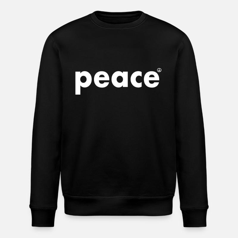 Peace - Stanley/Stella ROLLER Unisex Organic Sweatshirt - black