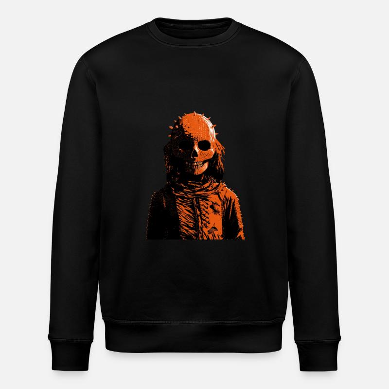 Sleleton Head monster - Stanley/Stella ROLLER Unisex Organic Sweatshirt - black