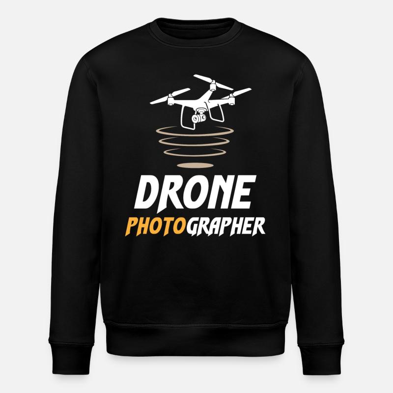 Photographe de drone - Sweat bio ROLLER Stanley/Stella Unisexe - noir