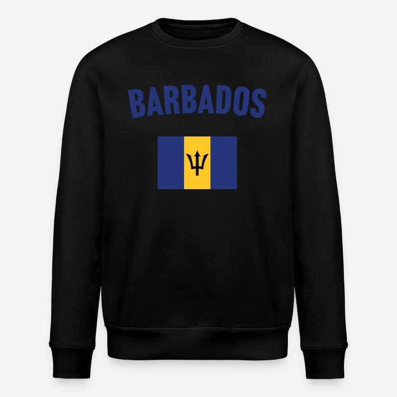 Drapeau de la Barbade - Sweat bio ROLLER Stanley/Stella Unisexe - noir