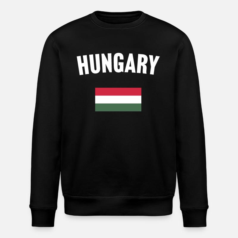 Drapeau de la Hongrie - Sweat bio ROLLER Stanley/Stella Unisexe - noir