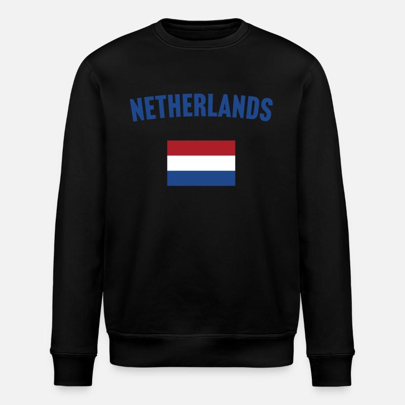 Drapeau néerlandais - Sweat bio ROLLER Stanley/Stella Unisexe - noir