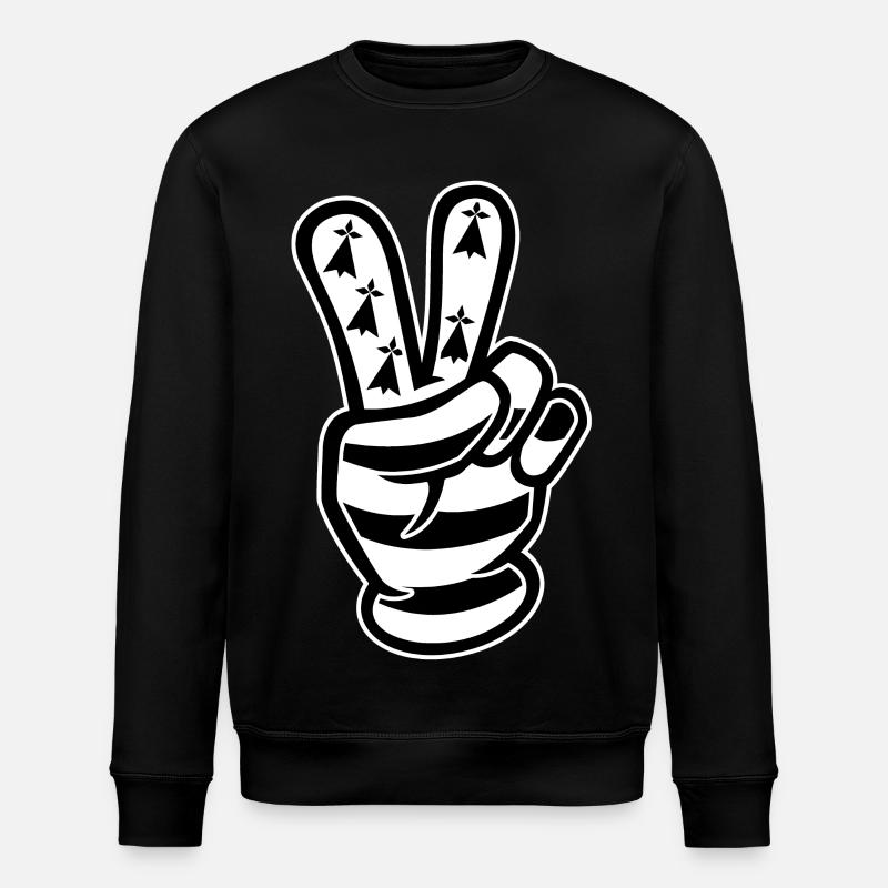 Sieg Breizh - Stanley/Stella Unisex Bio-Sweatshirt ROLLER - Schwarz