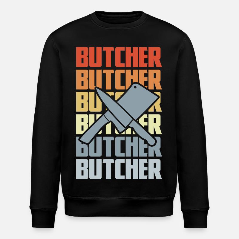 Boucher rétro - Sweat bio ROLLER Stanley/Stella Unisexe - noir