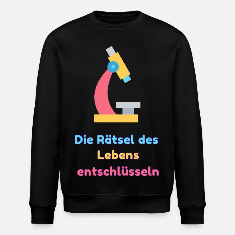 Die Rätsel des Lebens entschlüsseln - Stanley/Stella Unisex Bio-Sweatshirt ROLLER - Schwarz