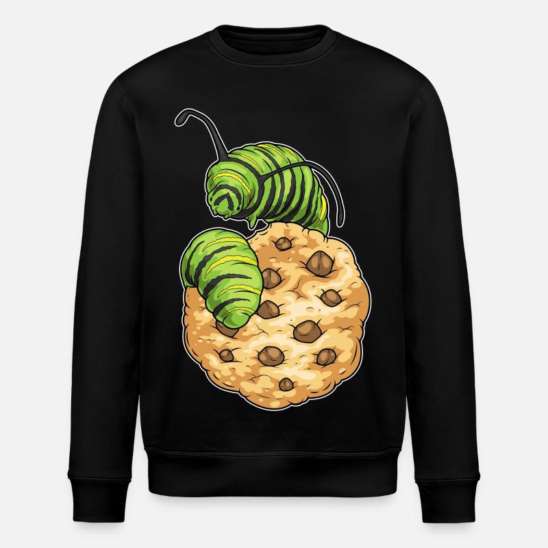 Biscuit chenille - Sweat bio ROLLER Stanley/Stella Unisexe - noir