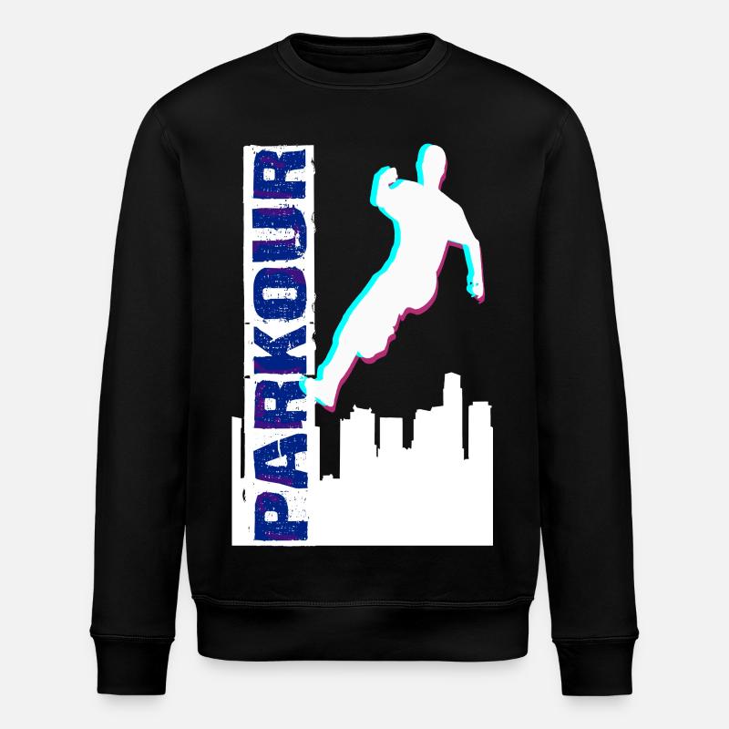 Parkour - Sweat bio ROLLER Stanley/Stella Unisexe - noir