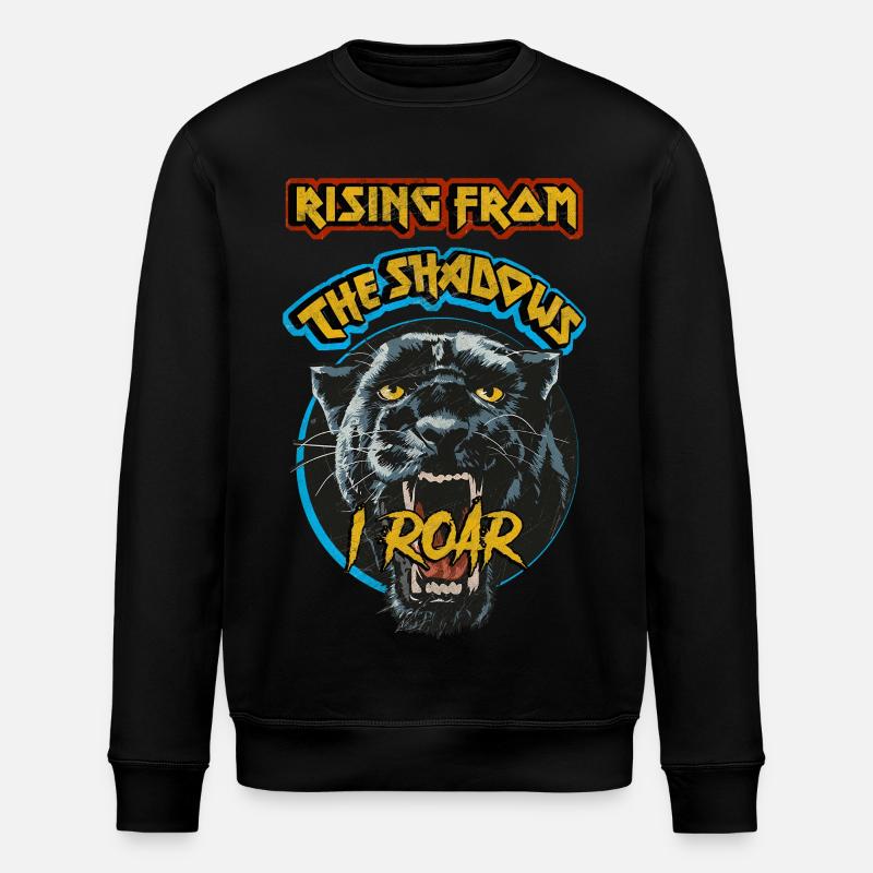 Rising From the Shadows - Stanley/Stella ROLLER Unisex Organic Sweatshirt - black