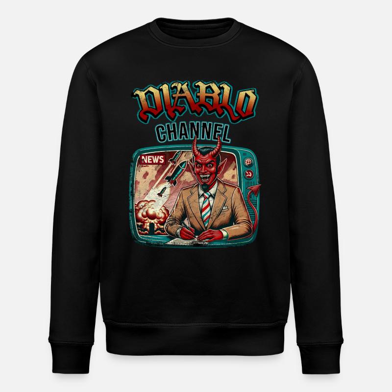 Diablo-Kanal - Stanley/Stella Unisex Bio-Sweatshirt ROLLER - Schwarz