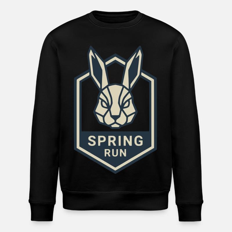 Spring Run - Stanley/Stella ROLLER Unisex Organic Sweatshirt - black