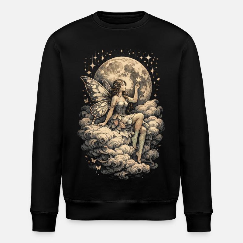 Fairycore Fee Gotisch - Stanley/Stella Unisex Bio-Sweatshirt ROLLER - Schwarz