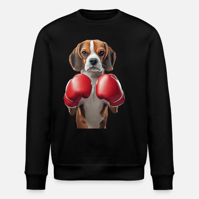 Beagle - Stanley/Stella Unisex Bio-Sweatshirt ROLLER - Schwarz