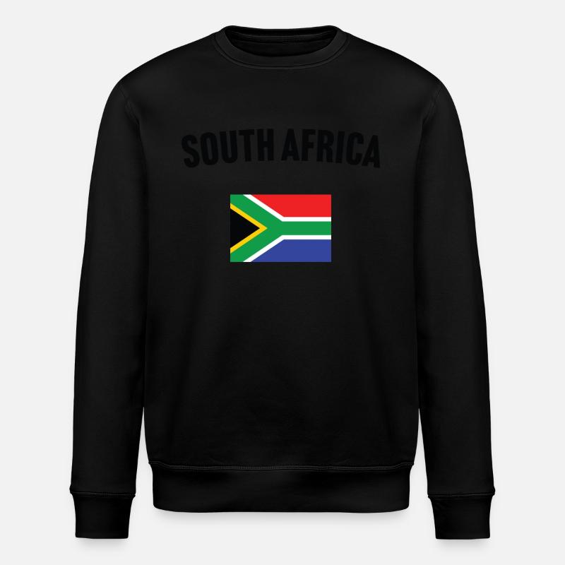 Drapeau de l’Afrique du Sud - Sweat bio ROLLER Stanley/Stella Unisexe - noir