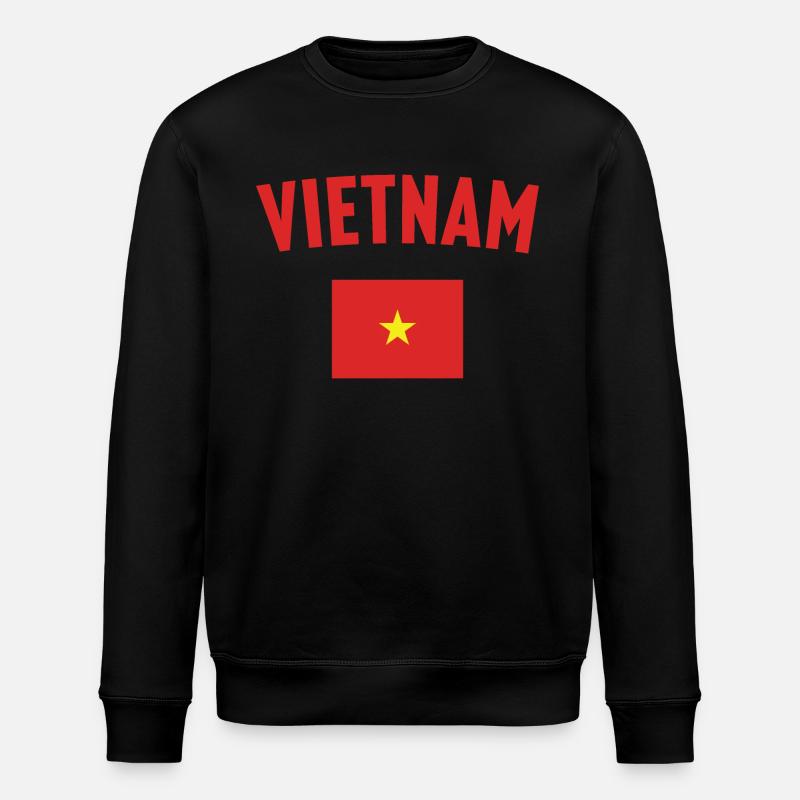 Drapeau du Vietnam - Sweat bio ROLLER Stanley/Stella Unisexe - noir