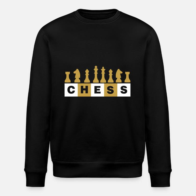 Chess - Schach - Stanley/Stella Unisex Bio-Sweatshirt ROLLER - Schwarz