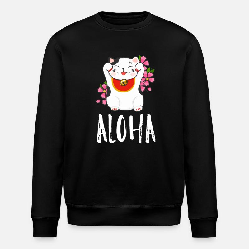 Chat agitant - Sweat bio ROLLER Stanley/Stella Unisexe - noir