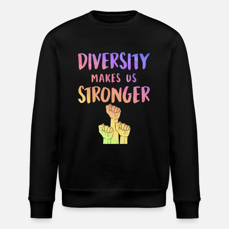 Diversity - Stanley/Stella Unisex Bio-Sweatshirt ROLLER - Schwarz