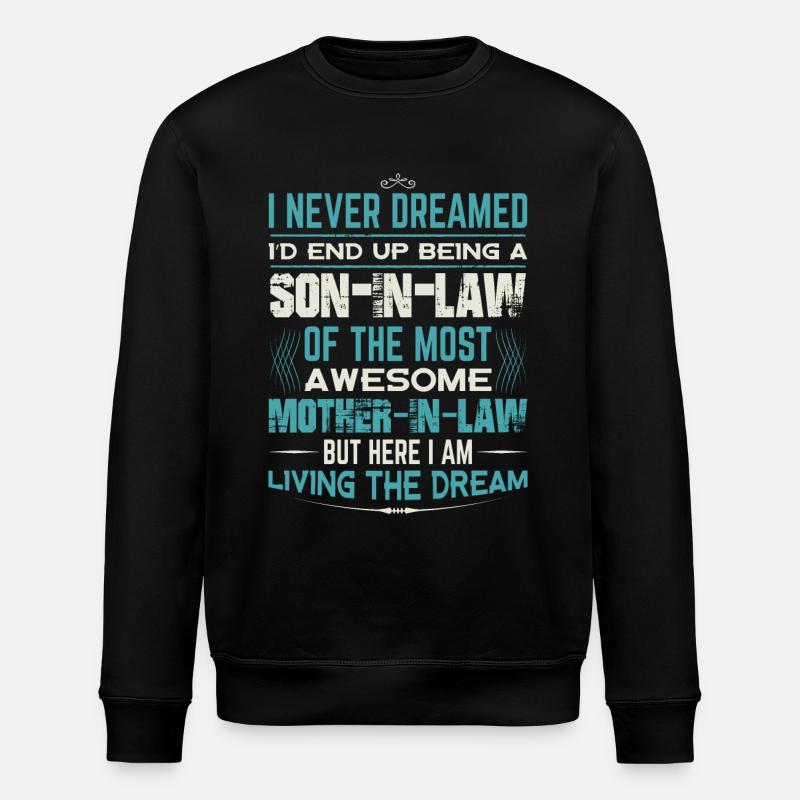 Beau-fils gendre idée cadeau cadeau - Sweat bio ROLLER Stanley/Stella Unisexe - noir