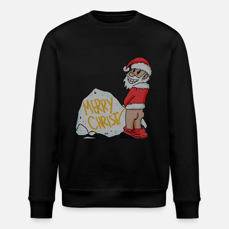 Noël laid drôle - Sweat bio ROLLER Stanley/Stella Unisexe - noir
