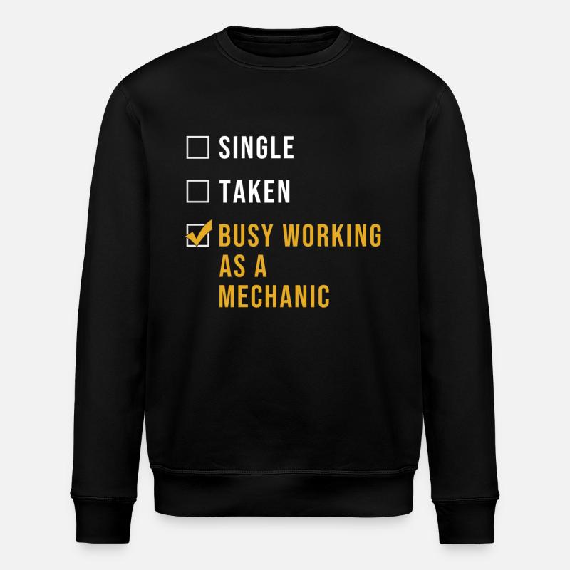 Mechanic Gift - Stanley/Stella ROLLER Unisex Organic Sweatshirt - black