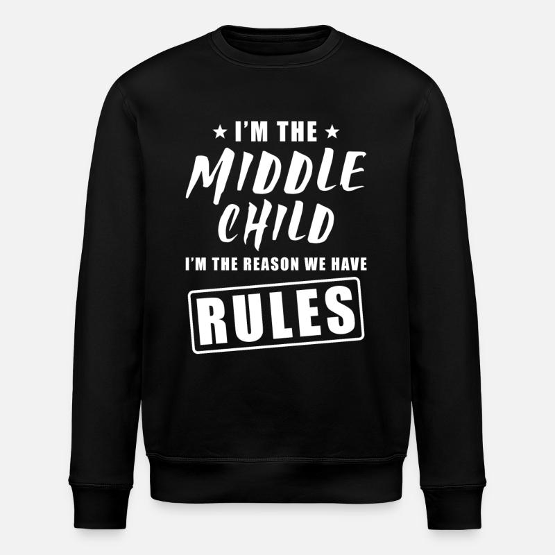 Enfant moyen - Sweat bio ROLLER Stanley/Stella Unisexe - noir