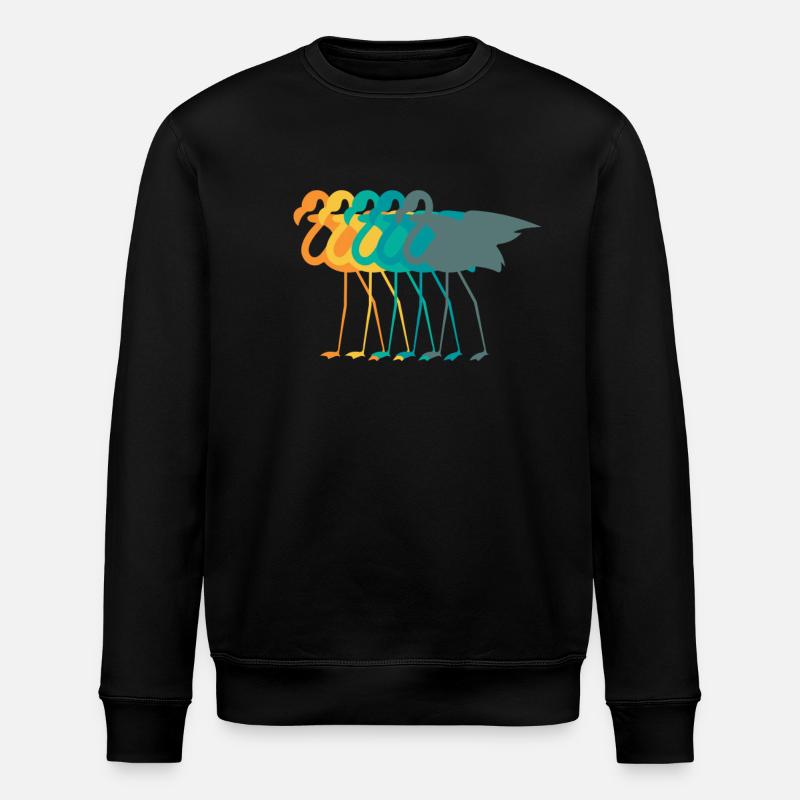 Flamingo Retro - Sweat bio ROLLER Stanley/Stella Unisexe - noir