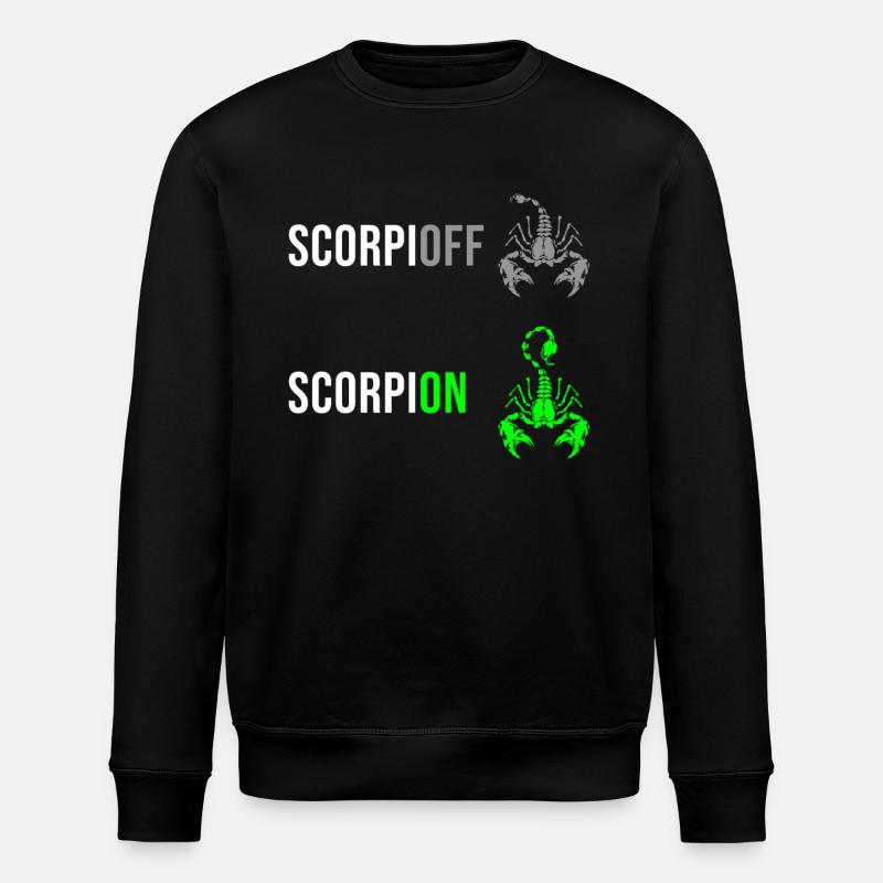 Scorpion drôle - Sweat bio ROLLER Stanley/Stella Unisexe - noir