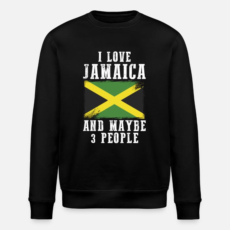 Jamaïque - Sweat bio ROLLER Stanley/Stella Unisexe - noir
