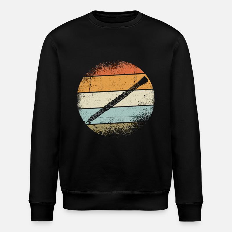 oboe - Stanley/Stella ROLLER Unisex Organic Sweatshirt - black