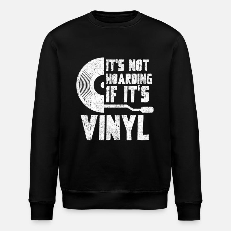 Collectionneur de disques vinyles - Sweat bio ROLLER Stanley/Stella Unisexe - noir