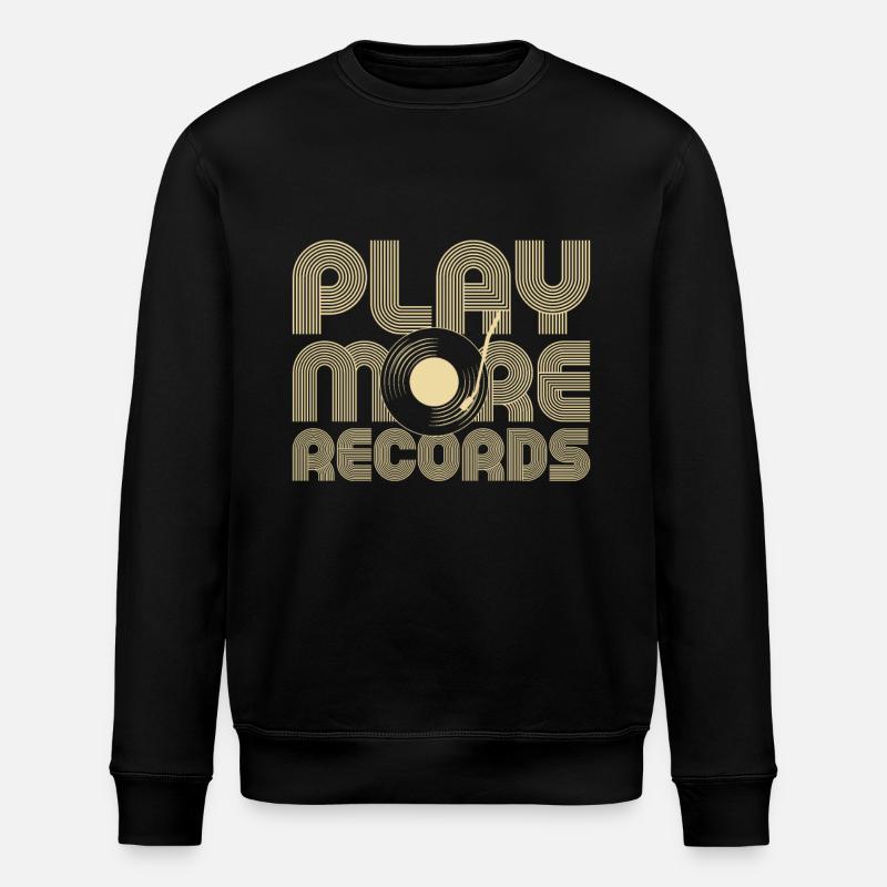 Collectionneur de disques vinyles - Sweat bio ROLLER Stanley/Stella Unisexe - noir
