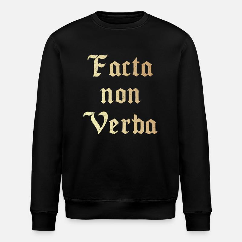 Facta non Verba - Stanley/Stella ROLLER Unisex Organic Sweatshirt - black
