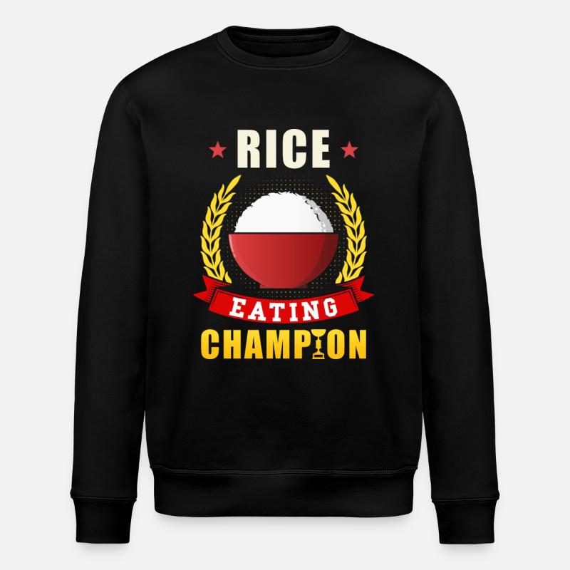 Champion du riz - Sweat bio ROLLER Stanley/Stella Unisexe - noir