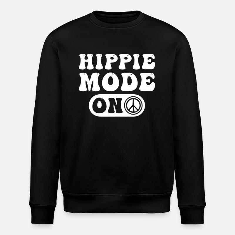 Hippy - Stanley/Stella ROLLER Unisex Organic Sweatshirt - black