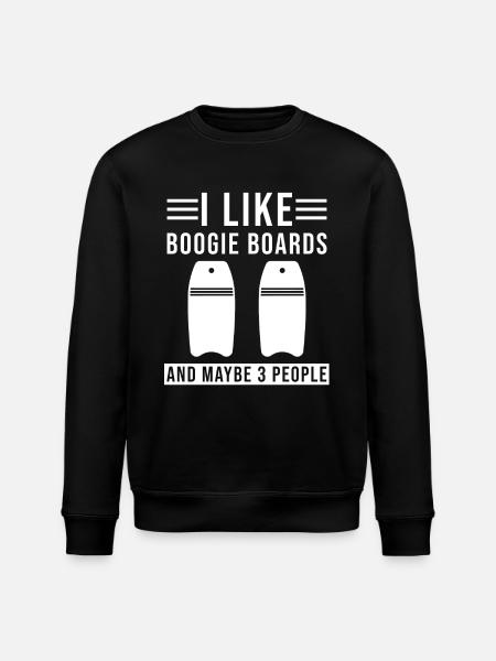 Bodyboarding Boogie Boarding - Stanley/Stella ROLLER Unisex Organic Sweatshirt - black