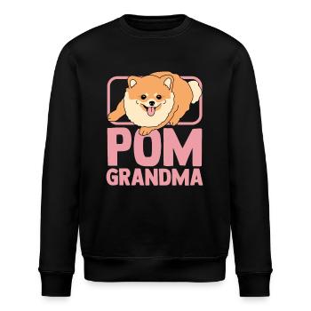 Zwergspitz Poméranie Chien Pom Grand-mère Cadeau - Sweat bio ROLLER Stanley/Stella Unisexe - noir - Devant - Nik (191cm)