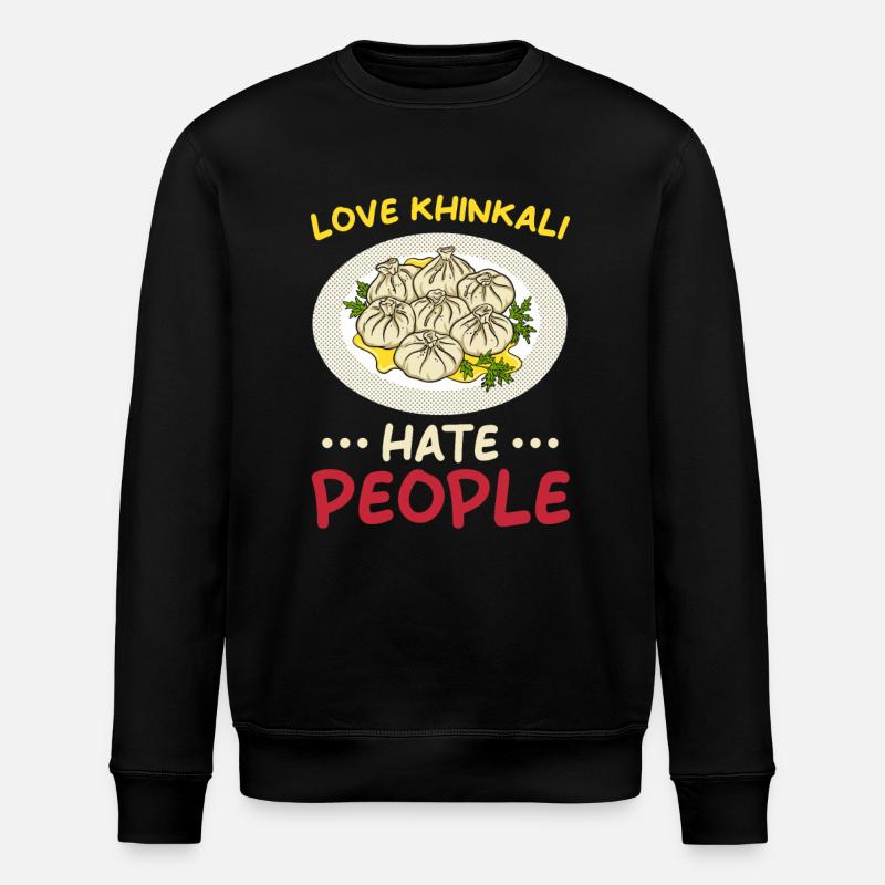 Khinkali - Stanley/Stella Unisex Bio-Sweatshirt ROLLER - Schwarz