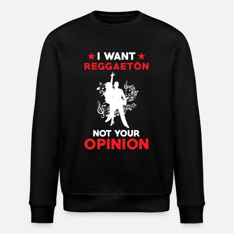 Reggaeton - Stanley/Stella Unisex Bio-Sweatshirt ROLLER - Schwarz